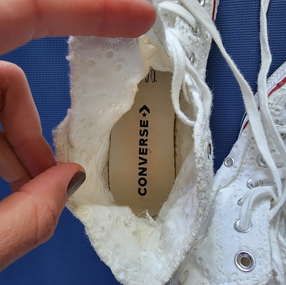 Rare Converse All Star Eyelet high top sneakers - Picture 4 of 6